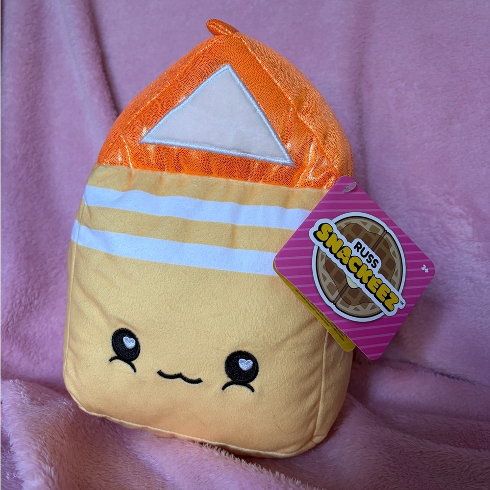 Russ snackeez BNWT orange juice kawaii plush